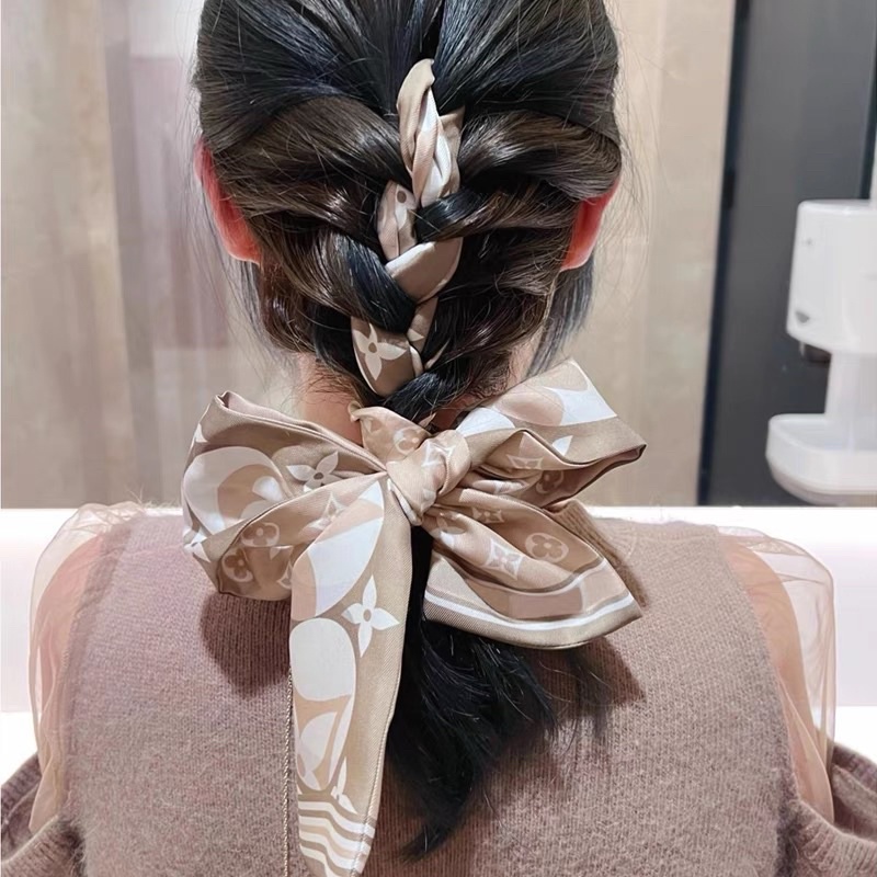 Khăn quấn túi xách đa năng in hoa bốn cánh nhiều mẫu