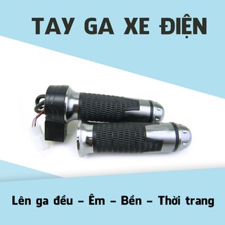 Tay nắm cầm ga xe đạp xe máy điện