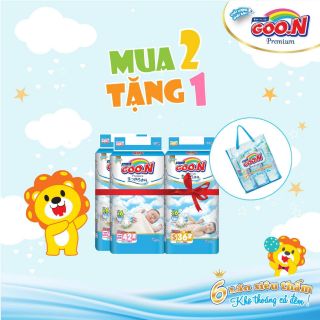 Combo tã dán goon slim 2b Nb48 tặng 1b S