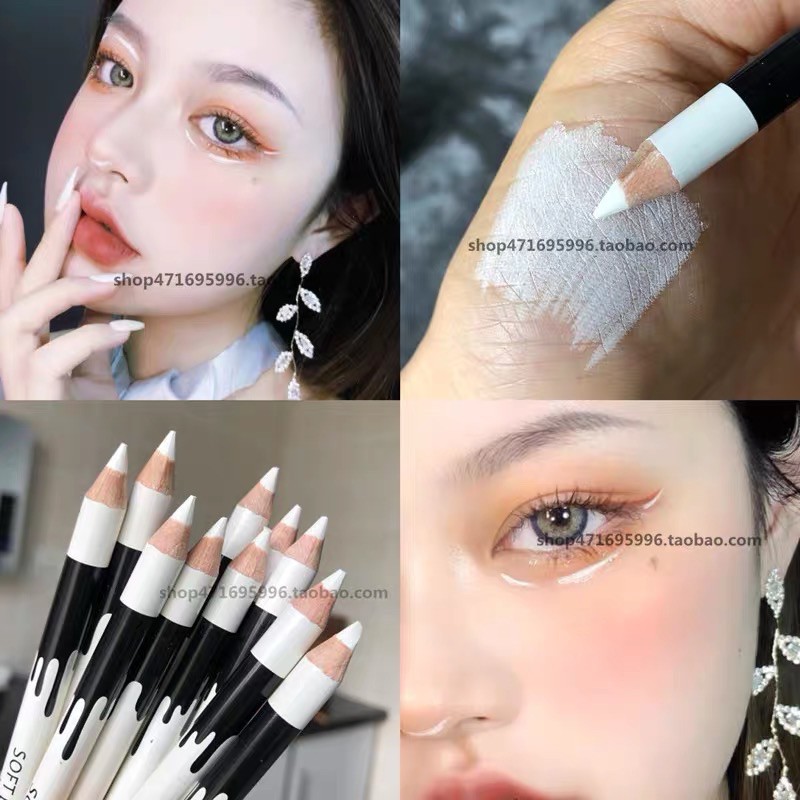 [Mã INCUBACK1416 hoàn 20K xu đơn 50K] Chì Kẻ Mắt Kháng Nước Màu Trắng, Đen - Waterproof Pencil Eyeliner