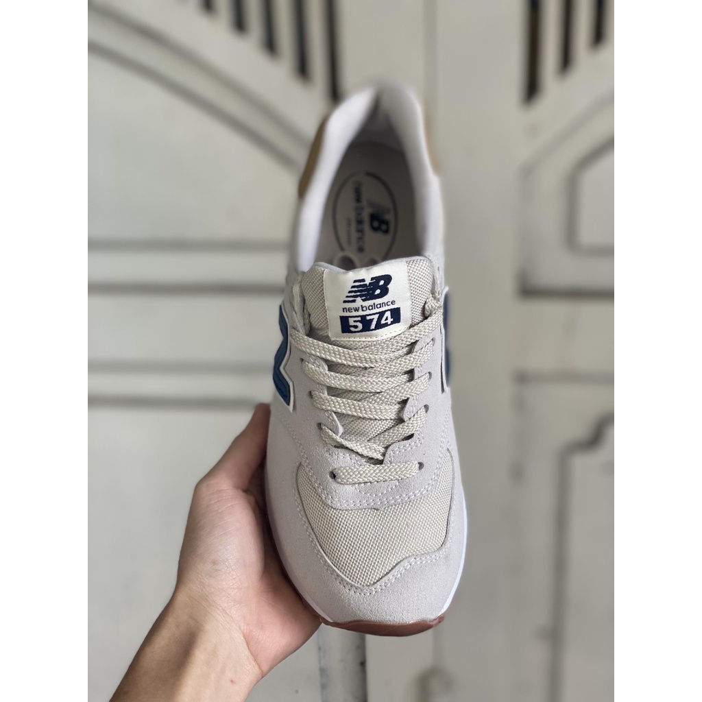 Giày NB 574 Classic Grey Blue- Xanh than Bản Cao cấp | BigBuy360 - bigbuy360.vn