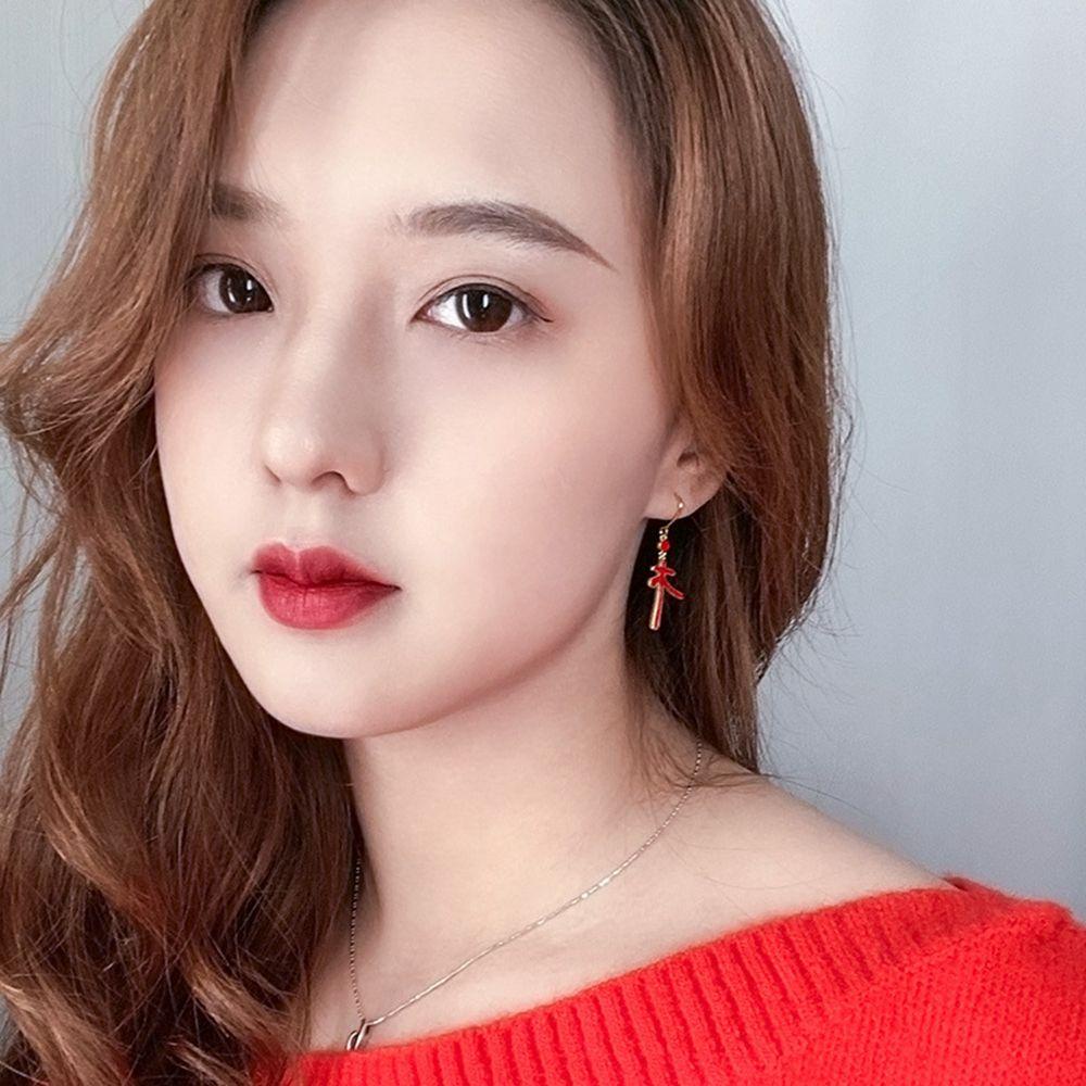 Khuyên Tai Chúc Mừng Năm Mới Đơn Giản Ngọt Ngào Cho Nữ
