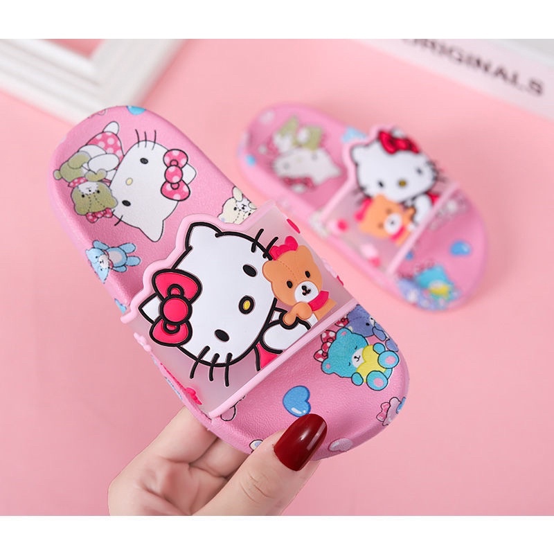 Dép nhựa bé gái, quai silicon.