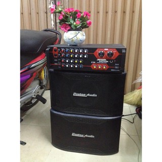 + ( GIÁ TỐT NHẤT ) Trọn bộ dàn Karaoke gia đình Boston tặng Micro - !!