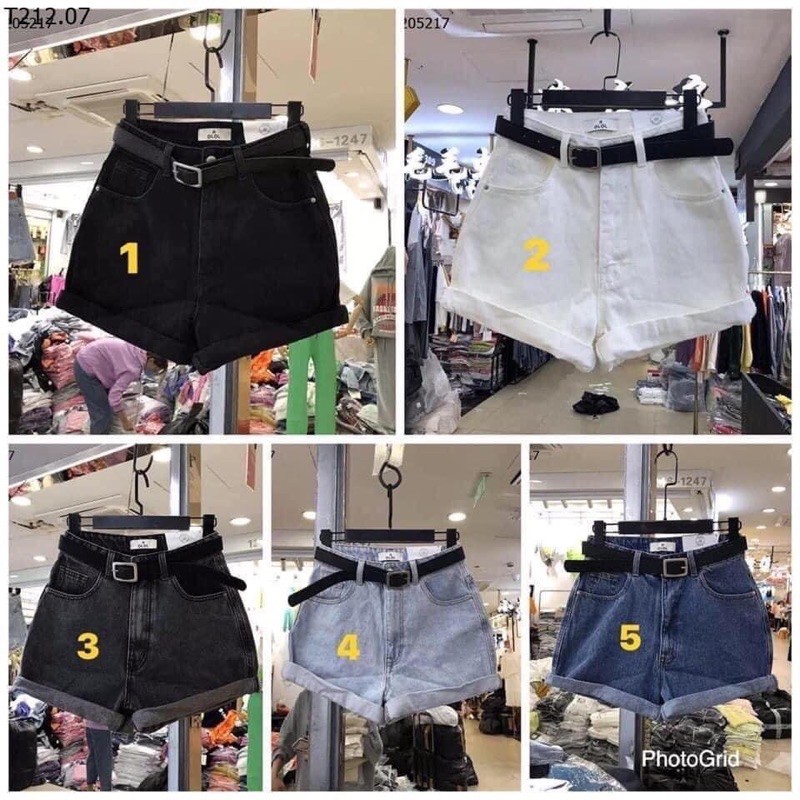 quần sooc bò cho chị em