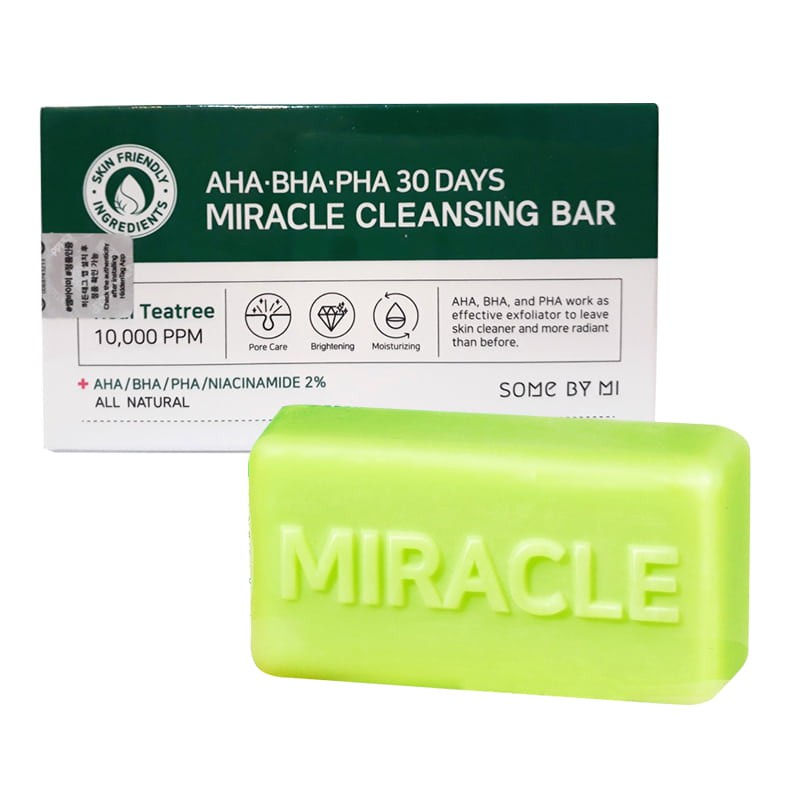 Xà phòng thần kì Giảm mụn body Miracle Soap - Some by mi