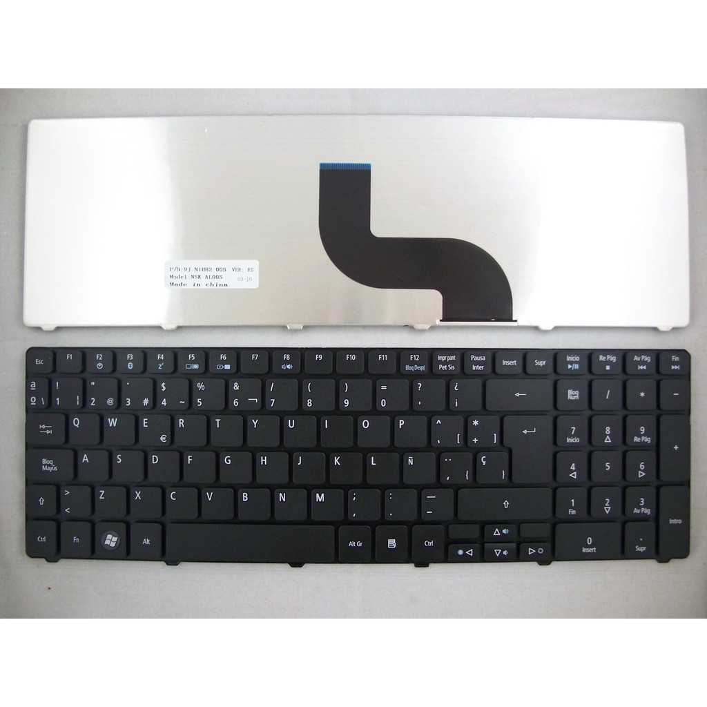 Bàn phím dùng cho laptop Acer Aspire 5810 5733 5733Z E732 E732G E732Z E732ZG 5560 5560G Keyboard