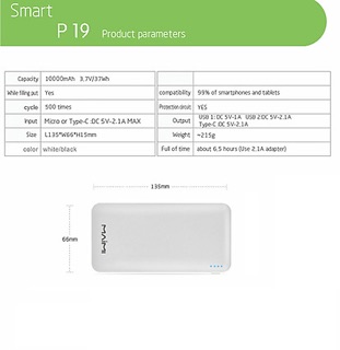 Sạc dự phòng Maimi P19 10000mAh