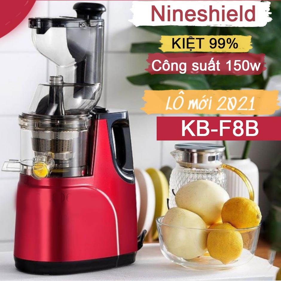 [Mã ELHA22 giảm 6% đơn 300K] Máy ép trái cây/ máy ép chậm nguyên quả Nineshield Kb - F8b/ Hongxin Rh-312 chính hãng