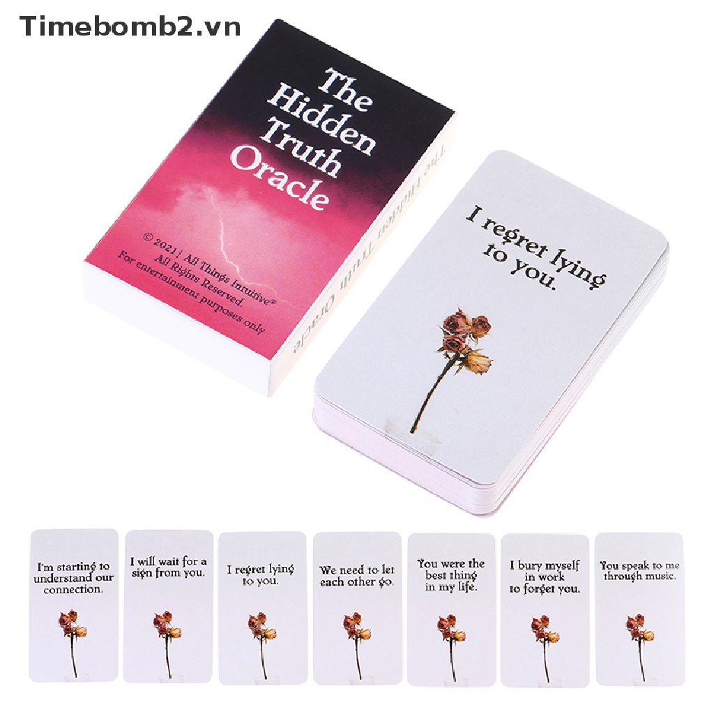 Bộ Thẻ Bài Tarot In Họa Tiết Truth Oracle Độc Đáo
