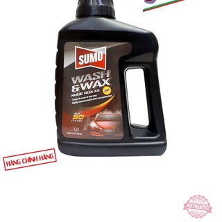 Nước rửa xe Sumo Wash & Wax bảo vệ màu sơn xe 1 lít