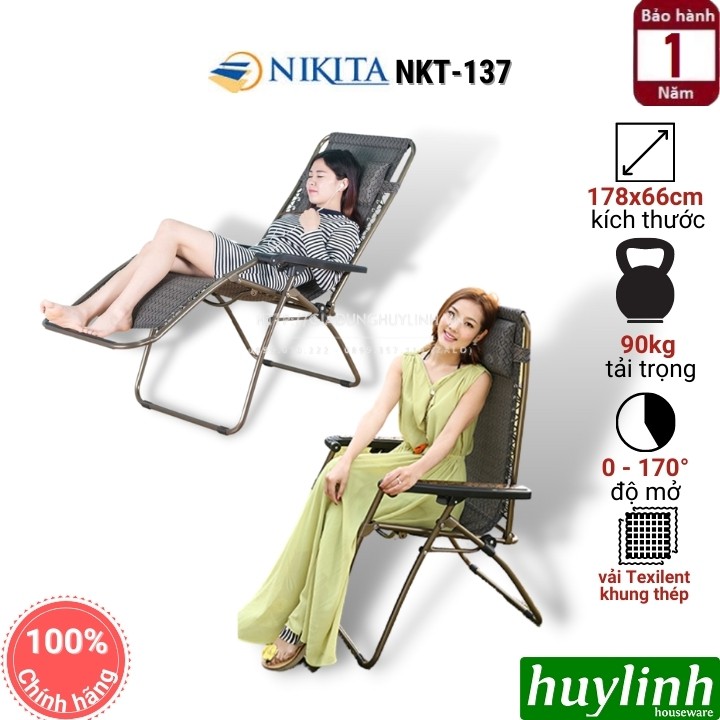 Ghế xếp gấp đa năng Nikita NKT-137