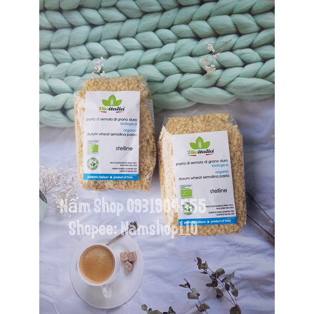 Nui sao hữu cơ Bio cho bé ăn dặm 100 - 500gr