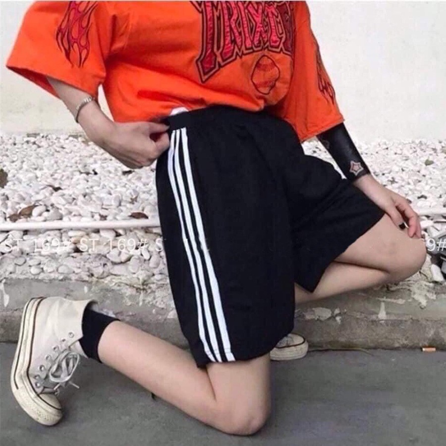 [S06] Quần short nỉ ngoại 3 line xitin hàng đẹp-A474-Quẩn short nam nữ unisex Quần đùi nỉ ngoại
 | BigBuy360 - bigbuy360.vn