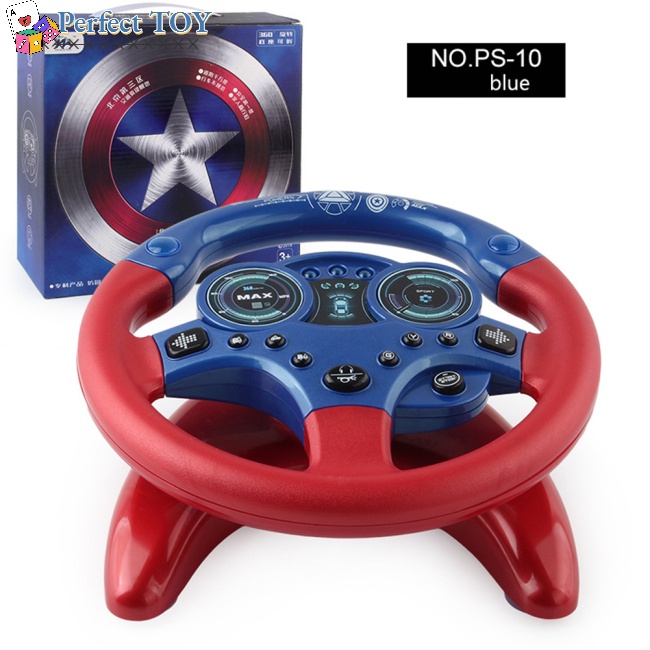 Đồ Chơi Mô Phỏng Vô Lăng Xe Hơi Có Đèn Và Nhạc Giáo Dục Cho Trẻ Em