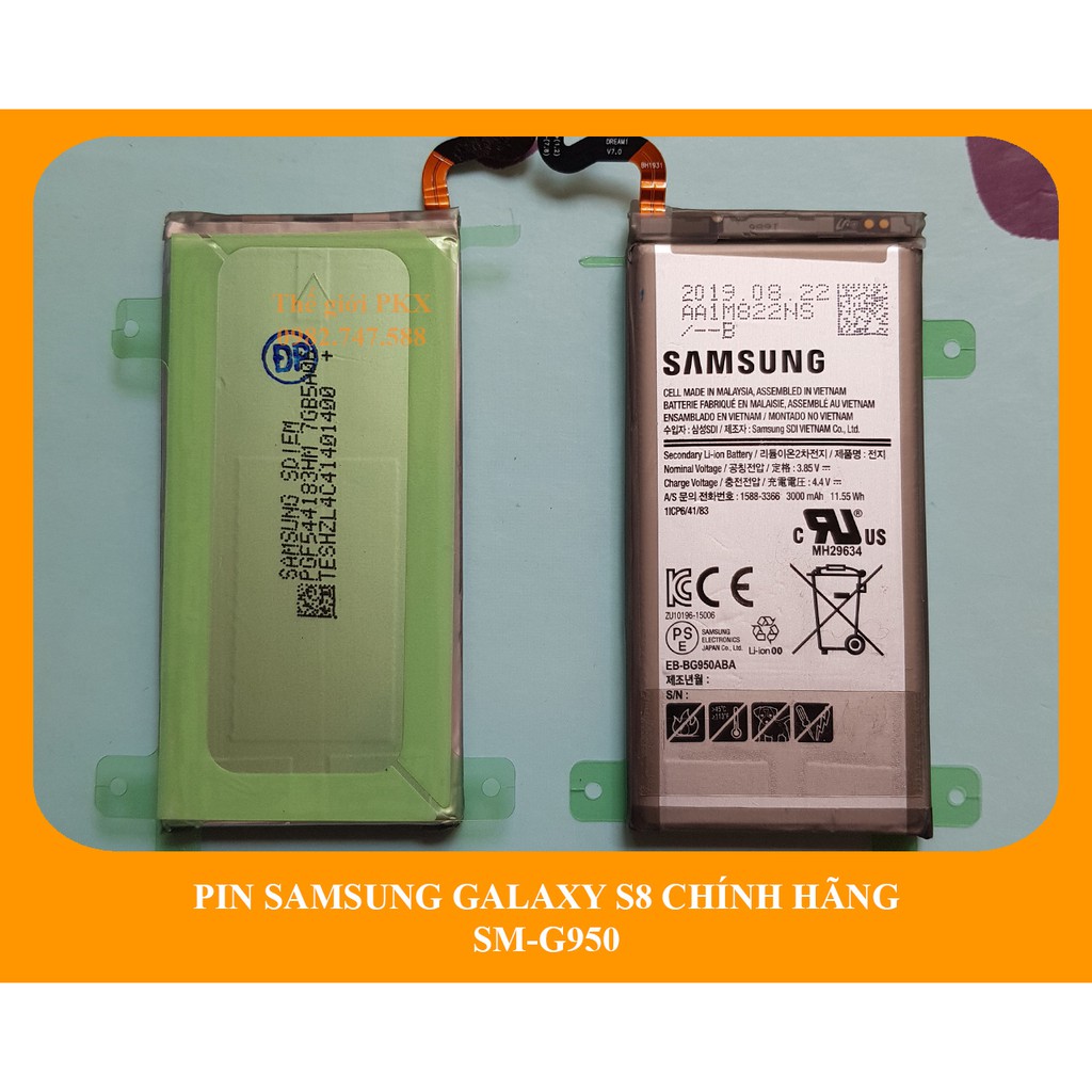 Pin Samsung Galaxy S8 G950 chính hãng | Galaxy S8+ G955 công ty