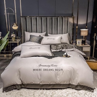 Set chăn ga 4 món phi lụa dream city