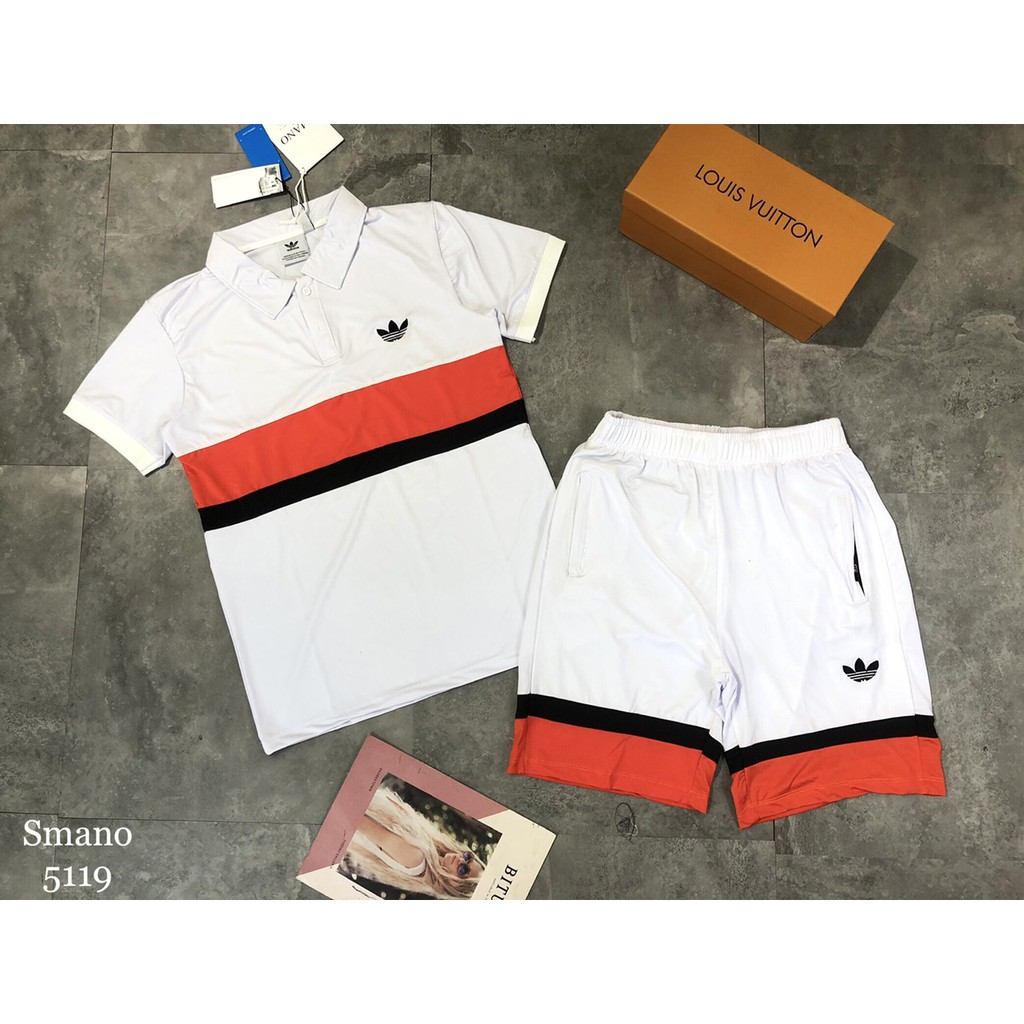 ⚡[𝐇𝐎𝐓 𝐓𝐑𝐄𝐍𝐃]⚡ Bộ Adidas nam có cổ - Bộ thể thao nam cổ bẻ cực đẹp - Bộ hè nam | BigBuy360 - bigbuy360.vn