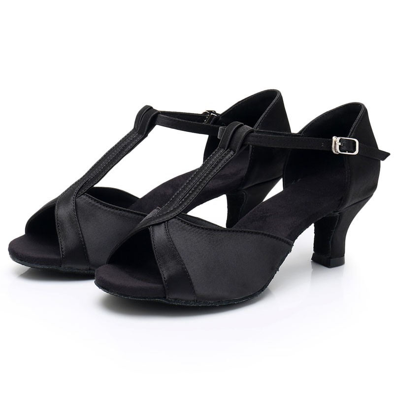 Giày Khiêu Vũ Latin Đế Mềm 5-7cm Dành Cho Người Lớn