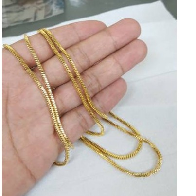 Dây Chuyền Mạ Vàng 24k 2mm Phong Cách Ý