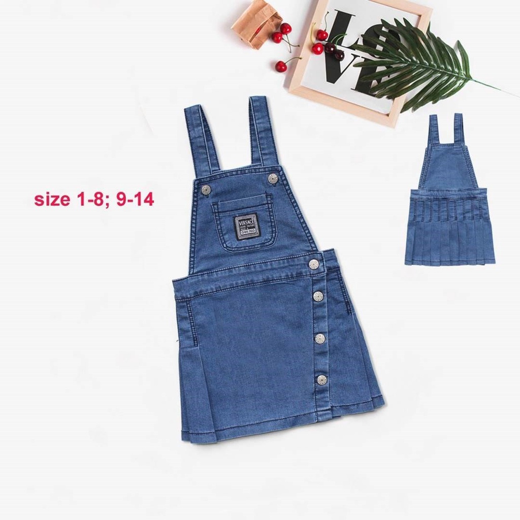 YẾM VÁY JEAN XẾP LY VERSA