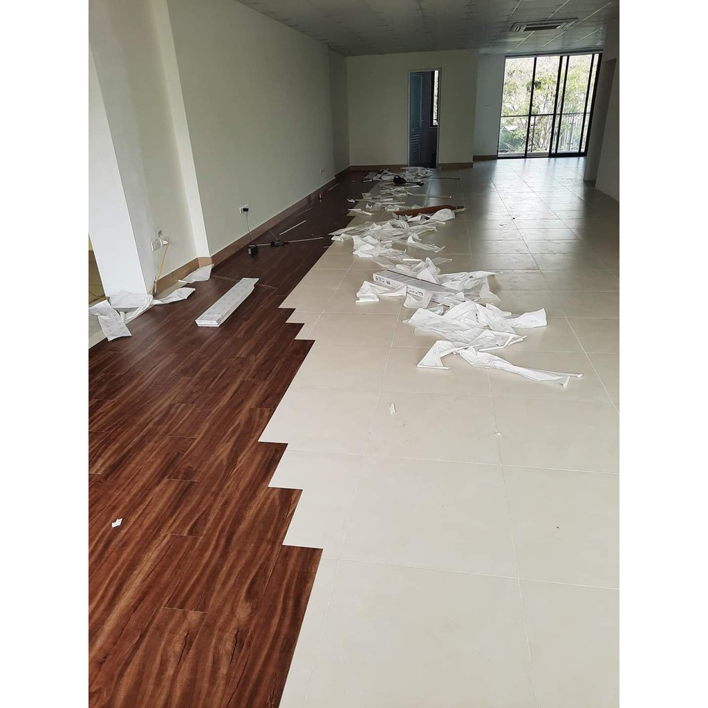 [HÀNG LOẠI 1] SÀN NHỰA GIẢ GỖ-VÂN GỖ-KEO DÁN SẵN-KT 15,44x91,44 ĐỘ DÀY ĐỦ 2MM | BigBuy360 - bigbuy360.vn