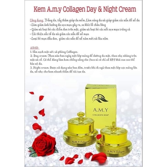 Đản bảo hiêu quả ngay từ bộ đâu tiên AMY COLAGEN