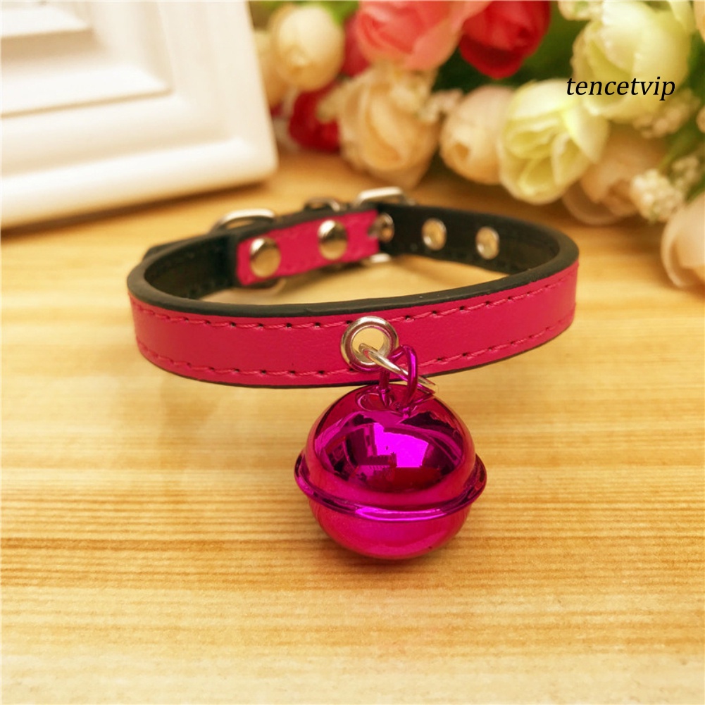 Vòng Cổ Giả Da Đính Chuông Phong Cách Giáng Sinh Cho Thú Cưng