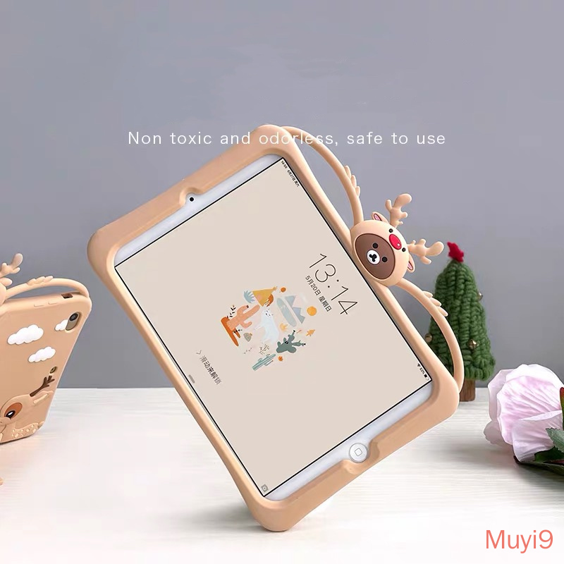 Ốp Lưng Phong Cách Giáng Sinh Cho Ipad 2018 Mini1 / 2 / 3 Mini4 Ipad6 / Ipad Air2 / 3 / 4 Ipad6 10.2 | BigBuy360 - bigbuy360.vn