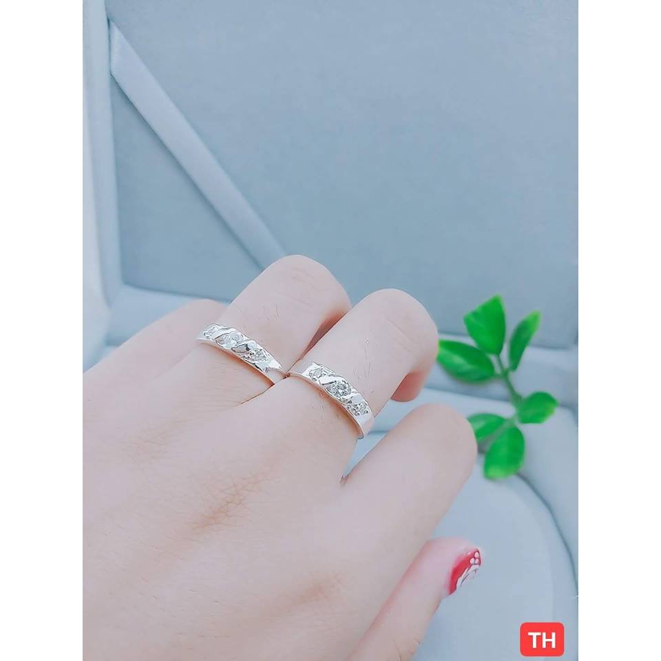 Nhẫn Cặp Bạc Cao Cấp