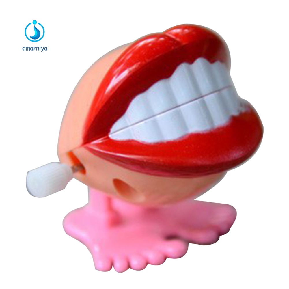 Đồ Chơi Lò Xo Hình Hàm Răng Hoạt Hình Vui Nhộn Cho Bé