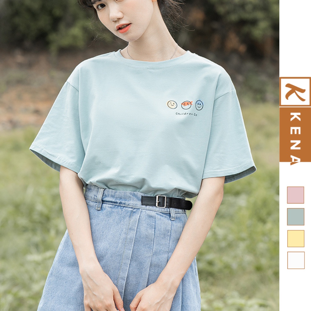 Áo Thun Nữ Children Go KENA Form Áo Đơn Giản Vải Cotton Mềm Mát - KAT-109 | BigBuy360 - bigbuy360.vn
