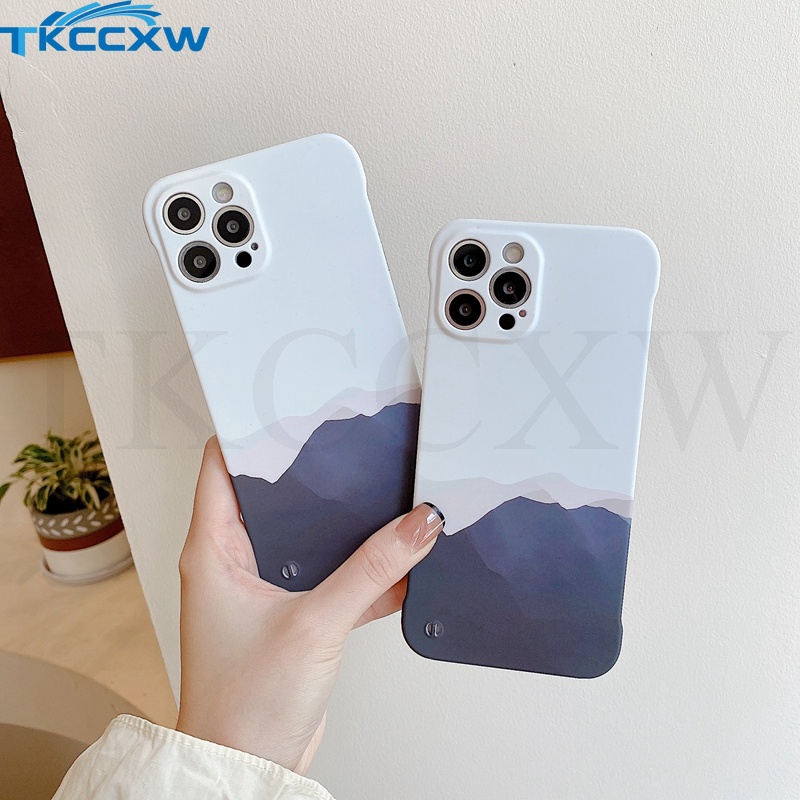 Ốp điện thoại PC cứng siêu mỏng không viền cho Samsung Galaxy S21 S20 Ultra S21 S20 Plus S20 FE Note 20 Ultra Note 10 Pro