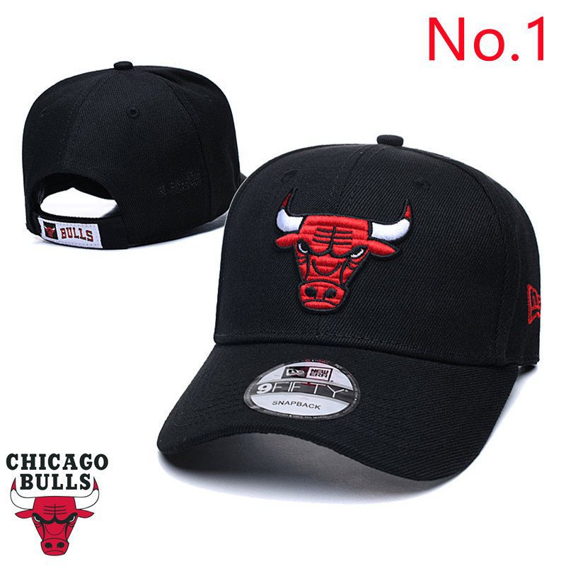 Nón lưỡi trai JKZ3 20 phong cách NBA Chicago Bulls hip ho