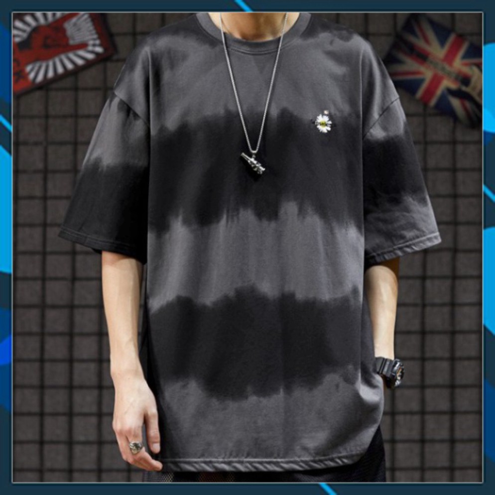 Áo Thun Tay Lỡ Form Rộng Phối Màu In Hoa Cúc Siêu Hot🍁 Unisex nam nữ đều mặc được | BigBuy360 - bigbuy360.vn