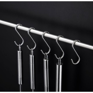 Set 11 chiếc móc treo inox hình chữ S để treo đồ
