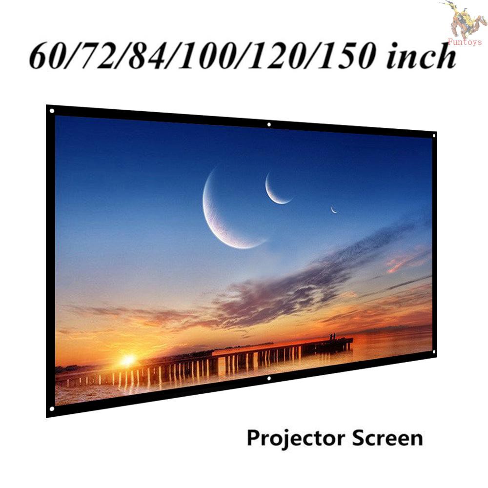 Màn Chiếu Treo Tường H60 60 "Hd 16: 9 60 Inch