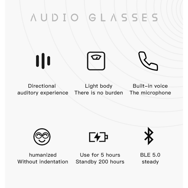 Kính Mát Tích Hợp Tai Nghe Bluetooth Mijia Thích Hợp Làm Quà Tặng Cho Cặp Đôi