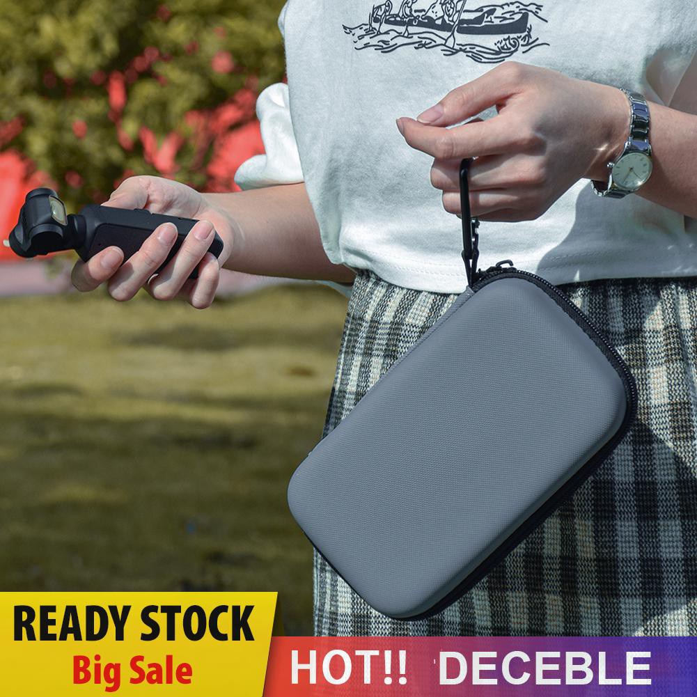 Deceble Hardshell EVA Portable Carrying Case Bag with Carabiner for DJI Pocket 2