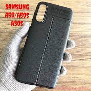 Ốp dẻo giả da Auto focus Samsung A50/A50S chống bám vân tay