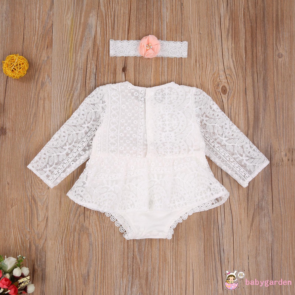 Áo Liền Quần Phối Ren Phong Cách Công Chúa Cho Bé Gái