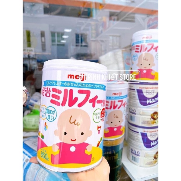 Sữa bột MEIJI mẫu mới nội địa nhật 2023 hộp 800gram