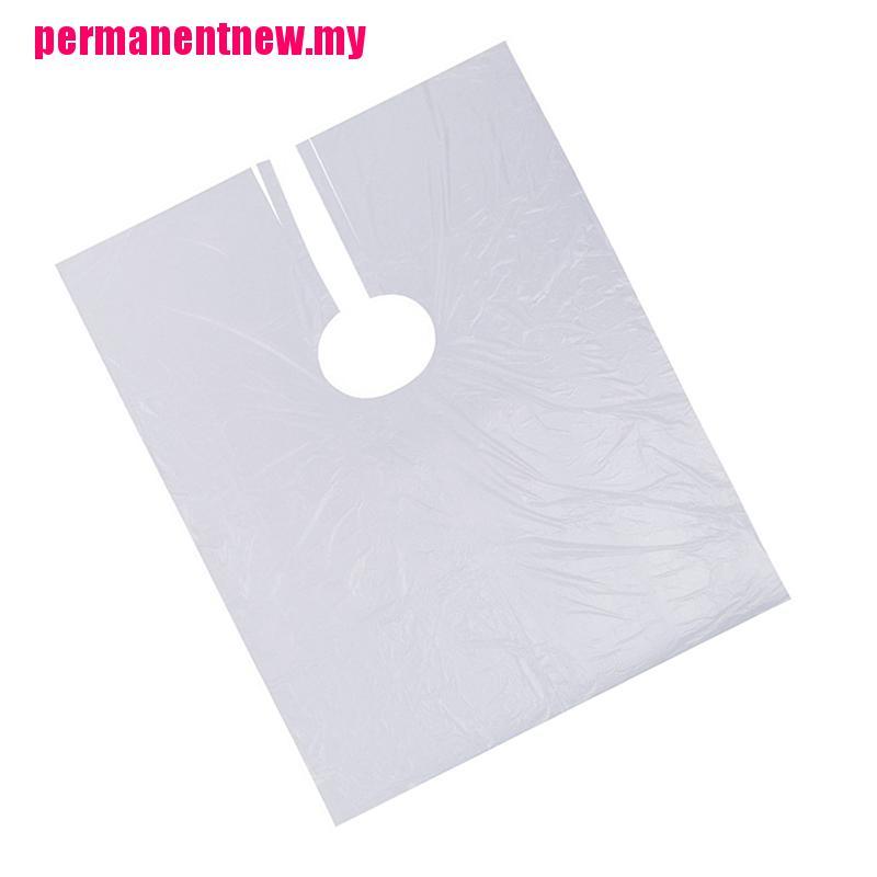 (hàng Mới Về) Set 100 Áo Choàng Nhuộm Tóc Dùng Một Lần Bằng Pe Tiện Dụng