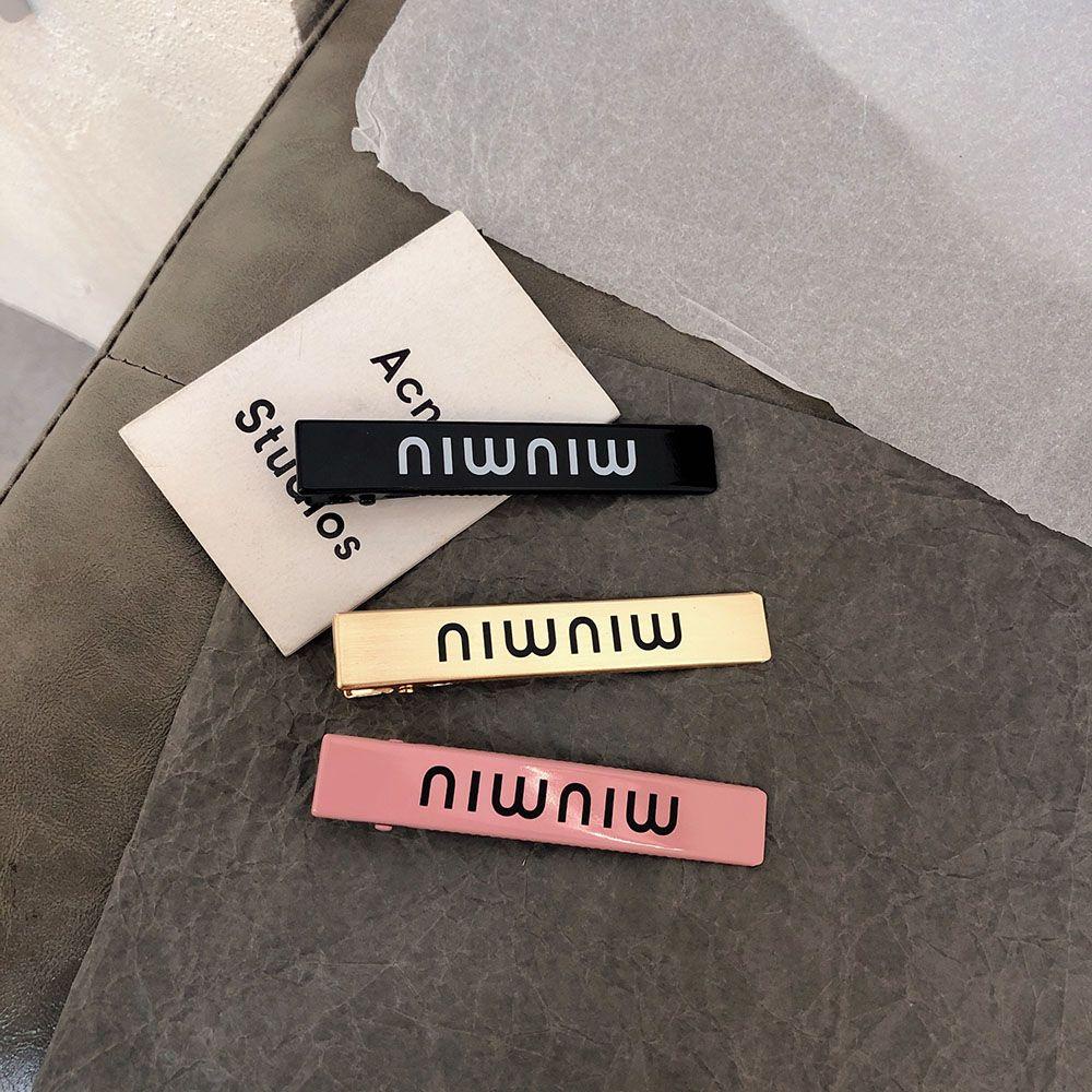 Kẹp Tóc Nữ Họa Tiết Hình Học Đơn Giản Ngọt Ngào