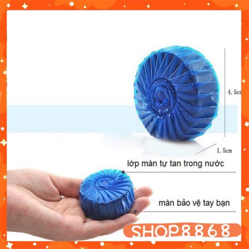 Viên tẩy bồn cầu khử mùi, diệt vi khuẩn tận gốc (10 viên) - shop8868