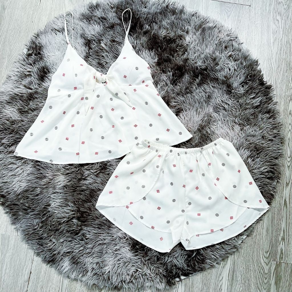 Đồ Ngủ Nữ❣️FREE SHIP❣️Đồ Ngủ Sexy Lụa Latin Cao Cấp Mềm Mại Xinh Xắn &lt; 60kg