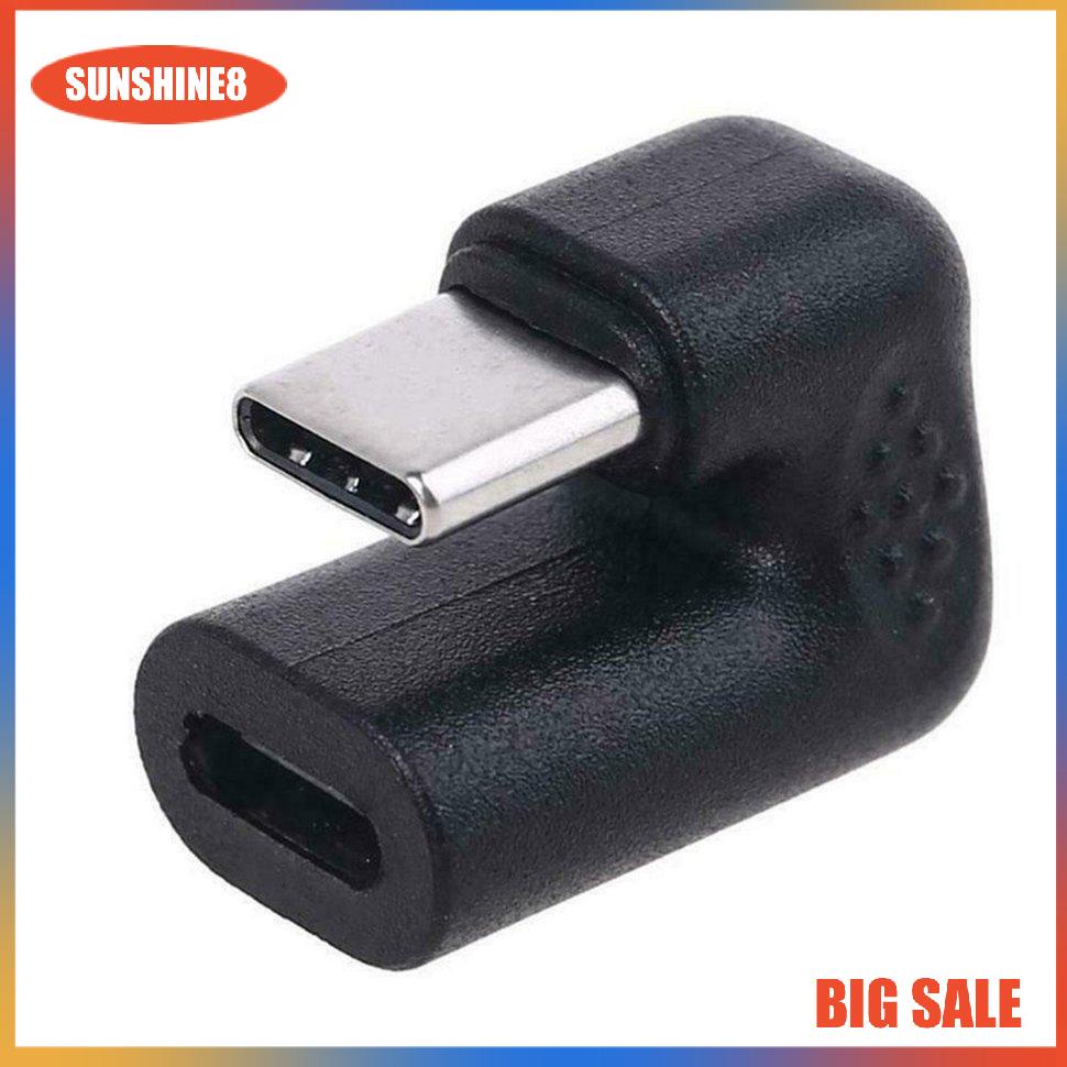 Đầu chuyển đổi USB 3.1 USB-C góc phải 180 độ
