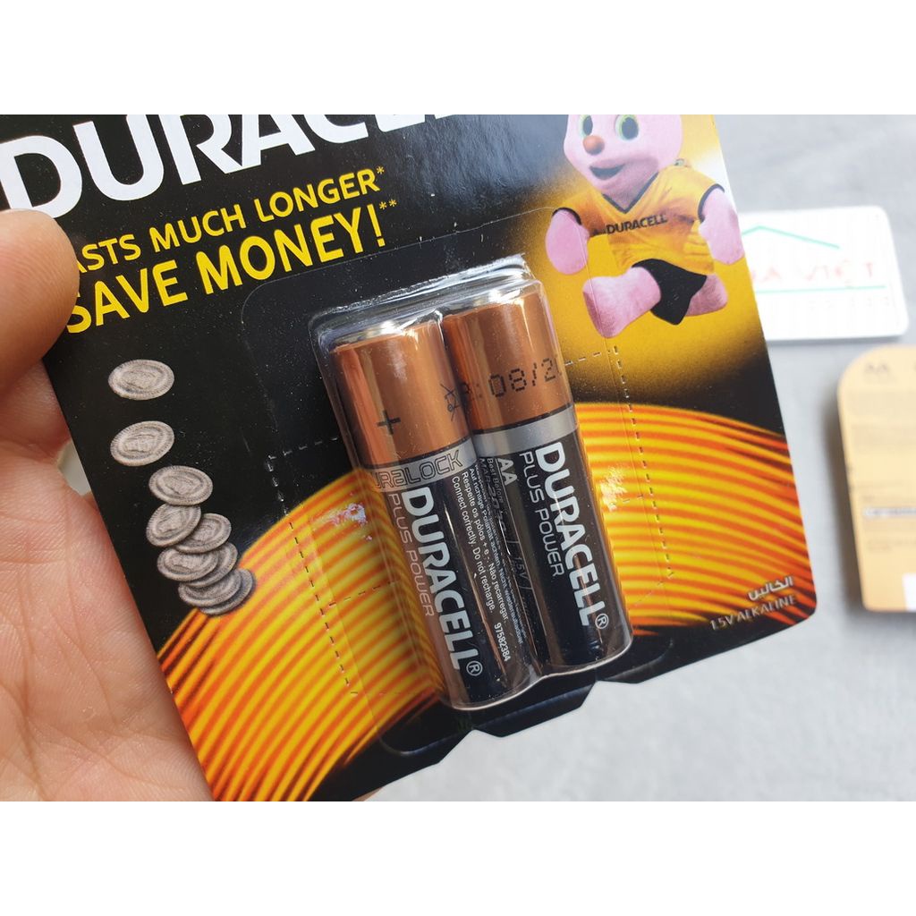 Bộ 2 pin tiểu AA LR6 Duracell MN1500 1.5V