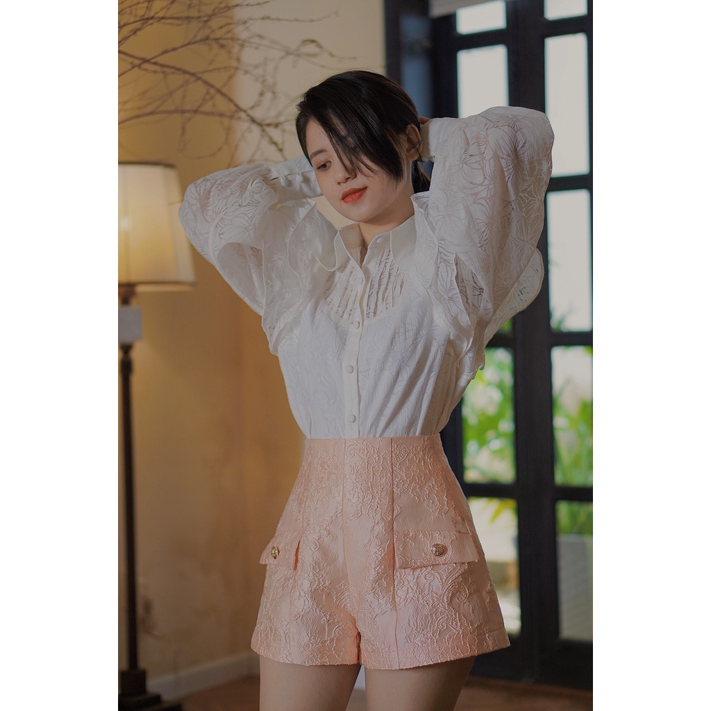 Áo sơ mi kiểu tay phồng - alula shirt - dearie.club