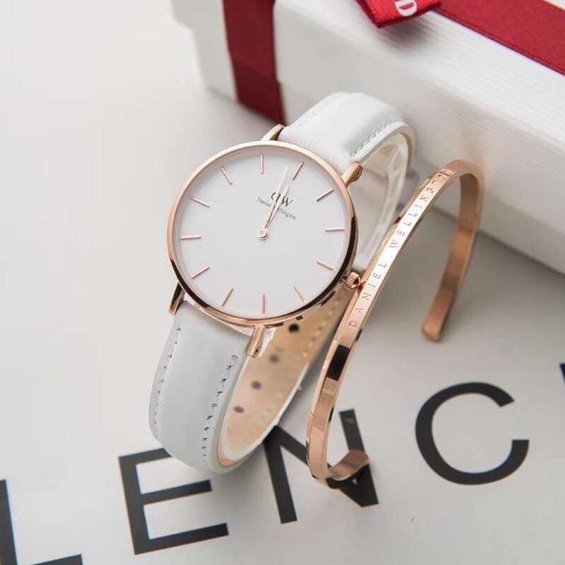 Dây da đồng hồ Daniel Wellington Classic Petite Bondi khóa vàng & bạc DW VIỆT NAM